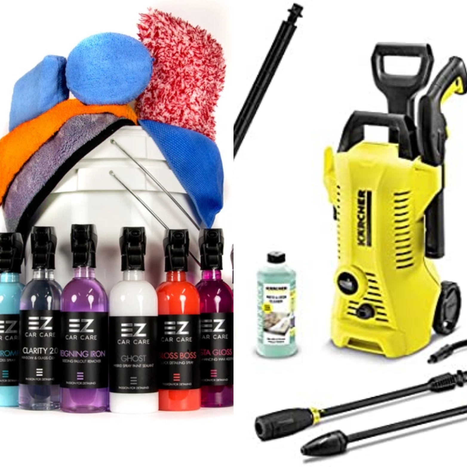 Karcher Pressure Washer & EZ Car care Detailing kit Bounty Competitions