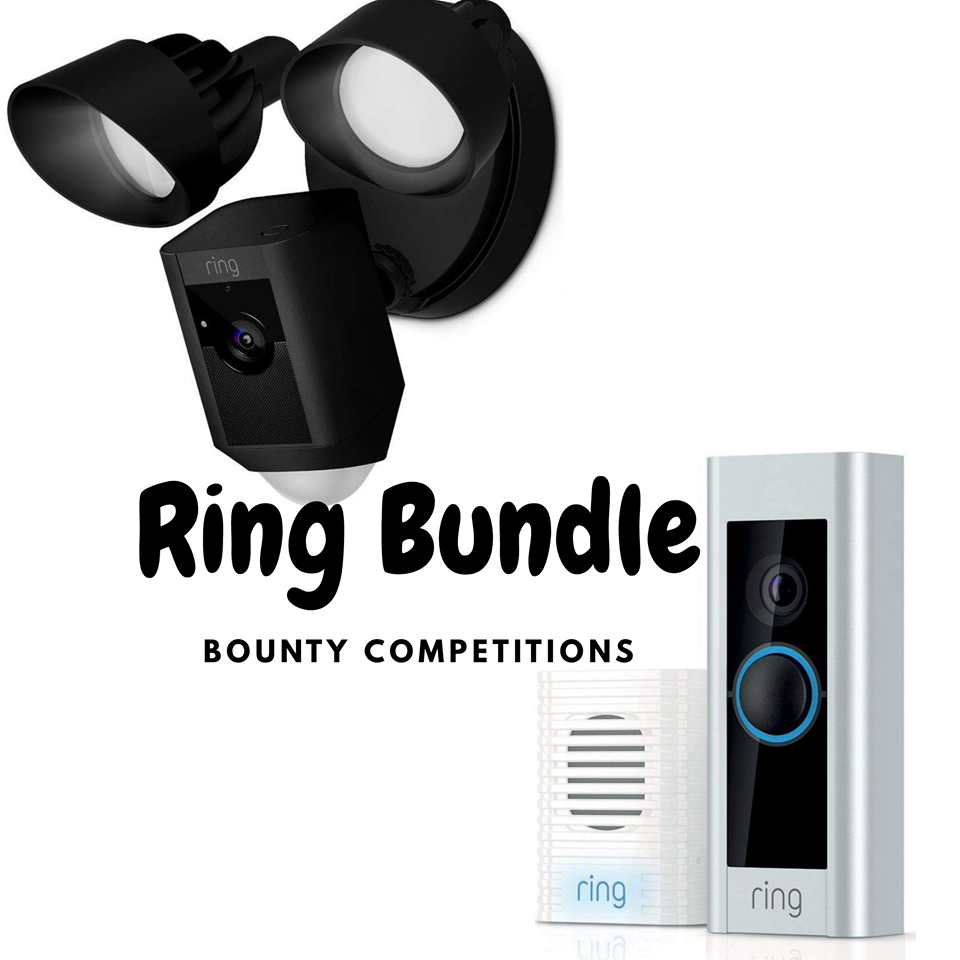 Ring Doorbell & Floodlight Security Cam Bundle Bounty Competitions