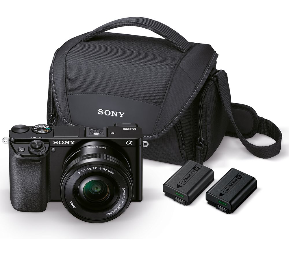 SONY a6000 Mirrorless Camera with 1650 mm f/3.55.6 Lens & Accessories