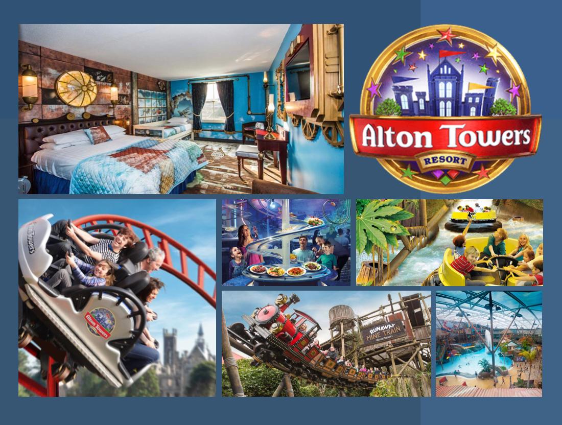 2 Night Premium Alton Towers Break, VIP Tickets & £1K Cash (DRAWN 26.04