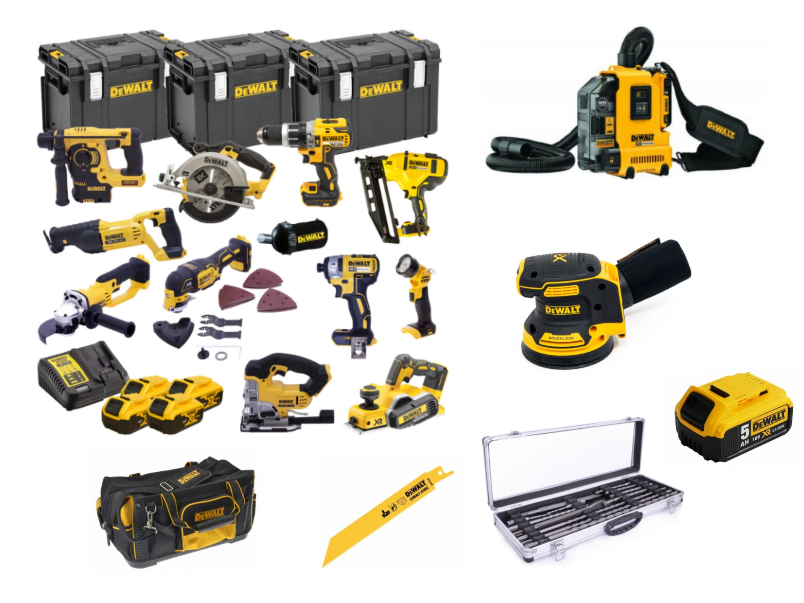 Huge DEWALT Tool Bundle 5 (DRAWN 23.06.21) Bounty Competitions