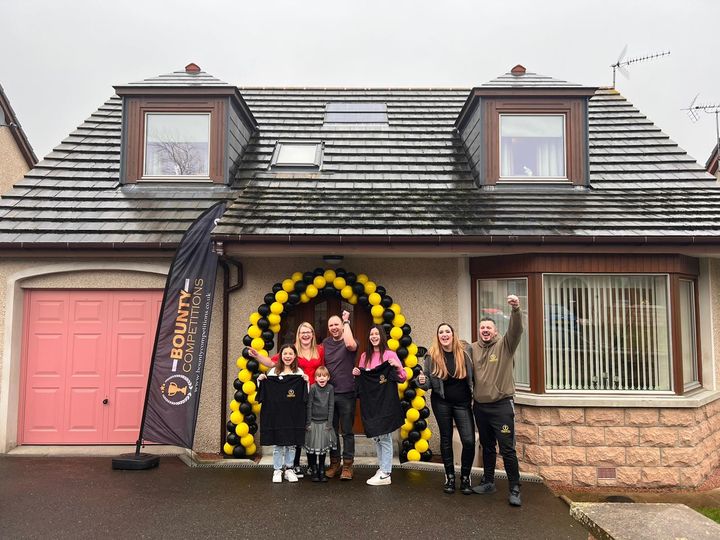 Won the 3 bedroom Malcolm Allan House in Inverurie with £10k cash